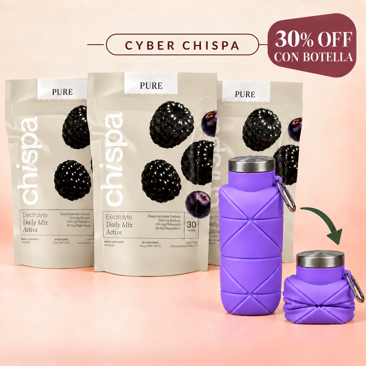 Cyber Chispa: Suministro para 90 días - 30% OFF