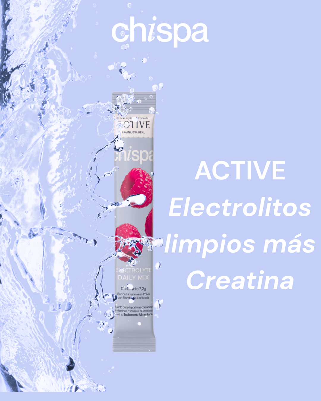 ACTIVE ELECTROLITOS + CREATINA 3Gr | 30 SACHETS