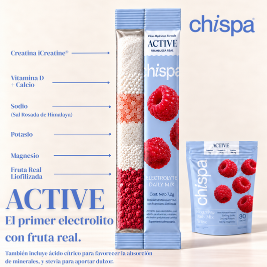 ACTIVE ELECTROLITOS + CREATINA 3Gr | 30 SACHETS
